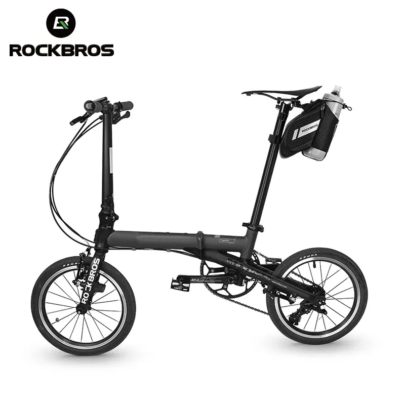 Load image into Gallery viewer, ROCKBROS Bike Saddle Bag with Water Bottle Holder C32BK