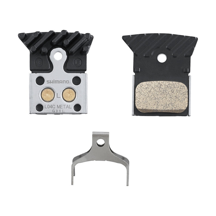 Load image into Gallery viewer, Shimano Disc Brake Pad BP-L04C-MF Metal with Fin for 105 Ultegra Dura-Ace