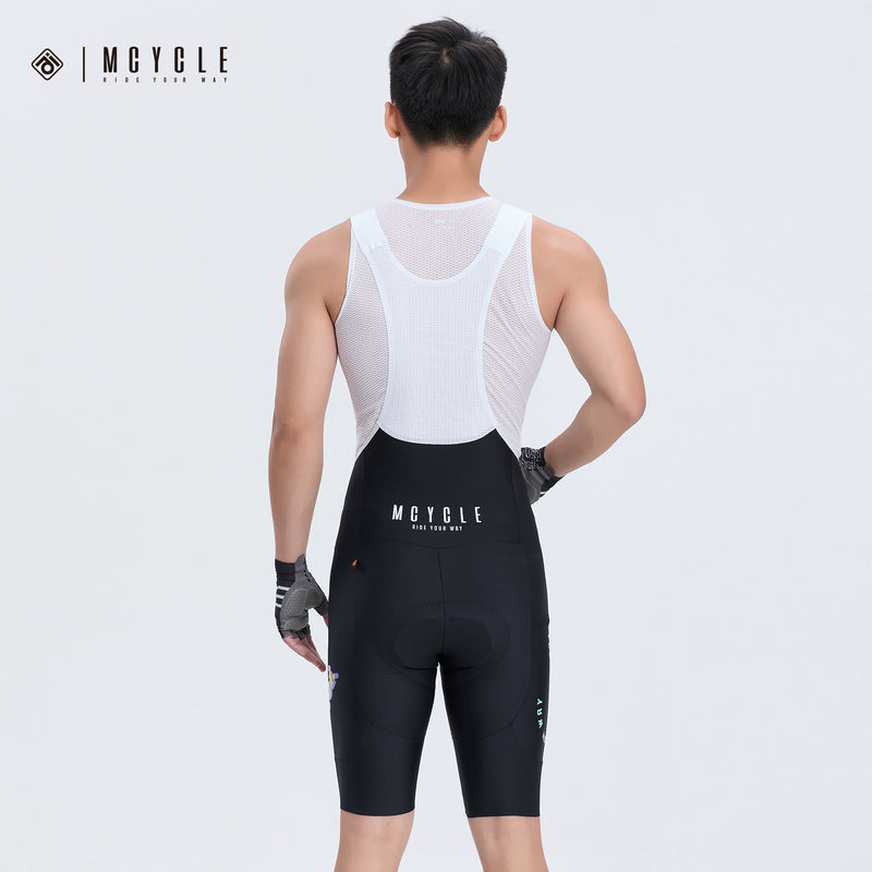 Load image into Gallery viewer, Mcycle Men's Cycling Bib Shorts with Elastic Interface Pads MK093