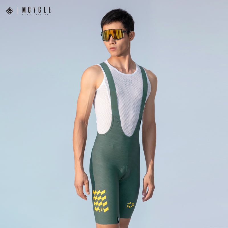 Load image into Gallery viewer, Mcycle Men's Cycling Bib Shorts with Elastic Interface Pads MK100