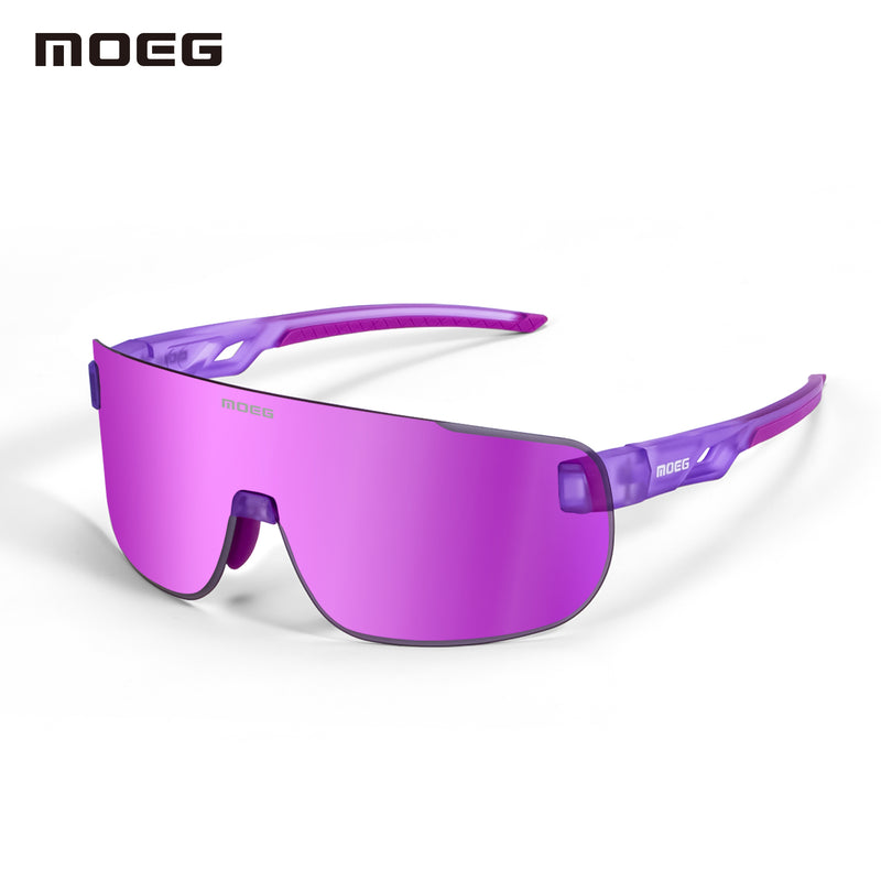 Load image into Gallery viewer, MOEG Cycling Sunglasses with Polarized REVO Lens MO9370