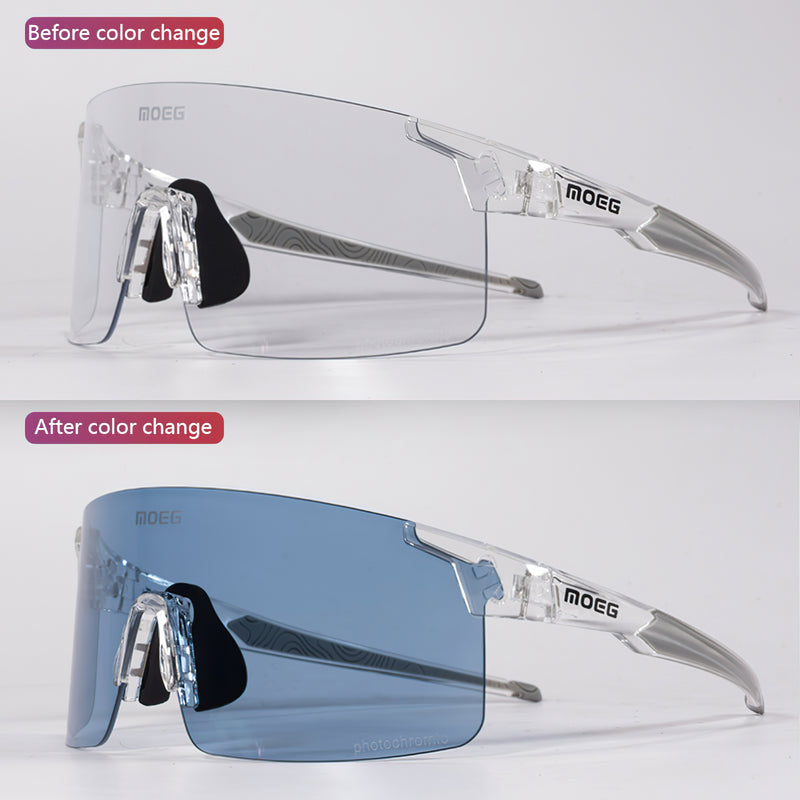 Load image into Gallery viewer, MOEG Cycling Sunglasses Photochromic Lens MO993