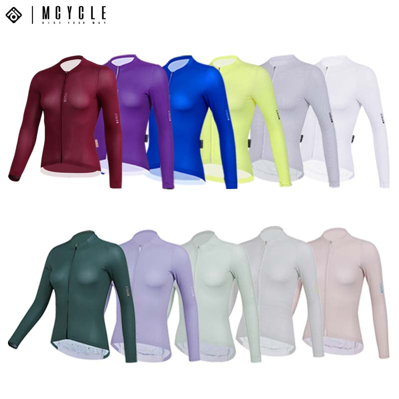 Load image into Gallery viewer, Mcycle Women's Cycling Jersey Long Sleeve MY094