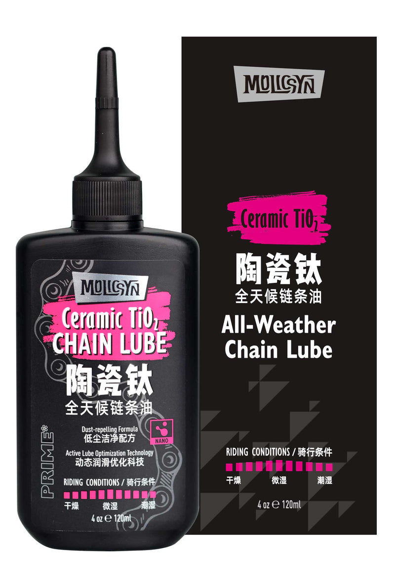 Load image into Gallery viewer, MolicSYN Ceramic TiO2 Chain Lube Prime All-weather Chain Lubricant