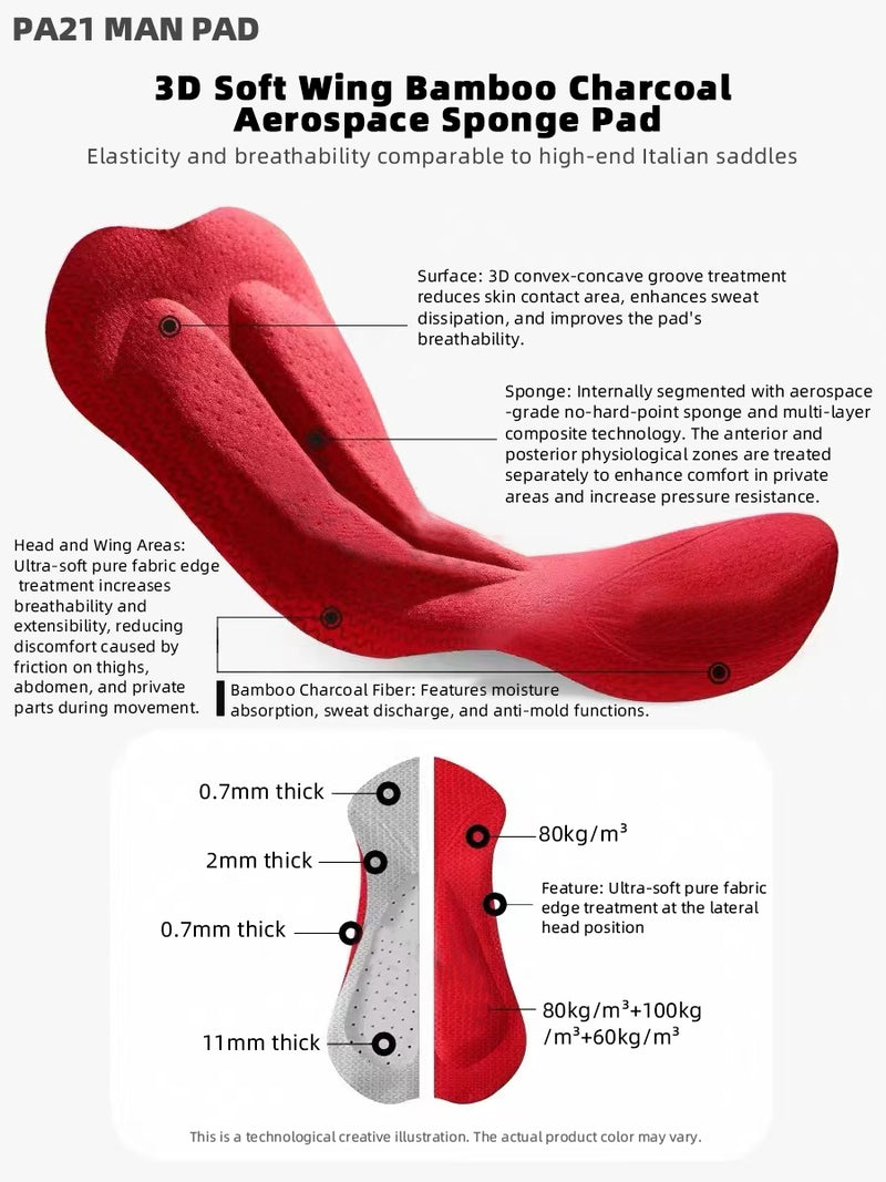 Load image into Gallery viewer, Mcycle Men’s Performance Cycling Shorts - Pro Comfort & High Elasticity MK089