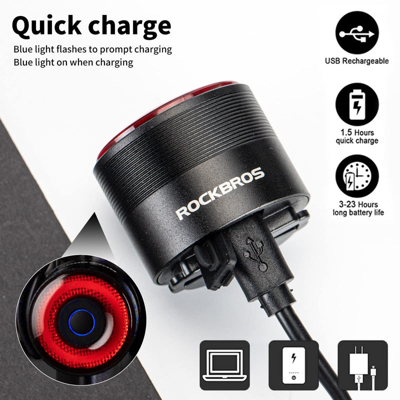 Load image into Gallery viewer, ROCKBROS Q3 Smart Bike Brake & Tail Light