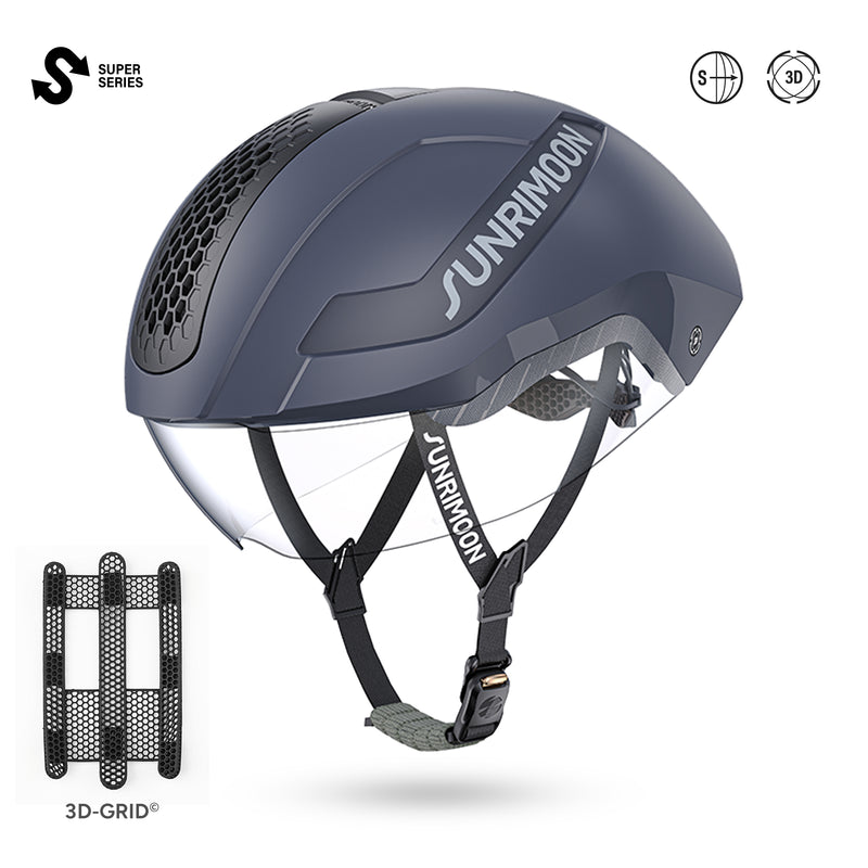 Load image into Gallery viewer, Sunrimoon Starship Aero Cycling TT Triathlon Helmet TT31