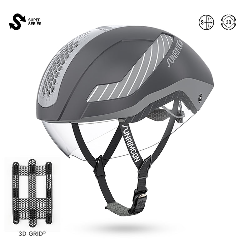 Load image into Gallery viewer, Sunrimoon Starship Aero Cycling TT Triathlon Helmet TT31