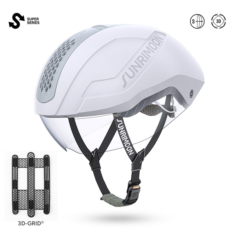 Load image into Gallery viewer, Sunrimoon Starship Aero Cycling TT Triathlon Helmet TT31
