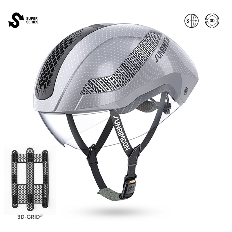 Load image into Gallery viewer, Sunrimoon Starship Aero Cycling TT Triathlon Helmet TT31