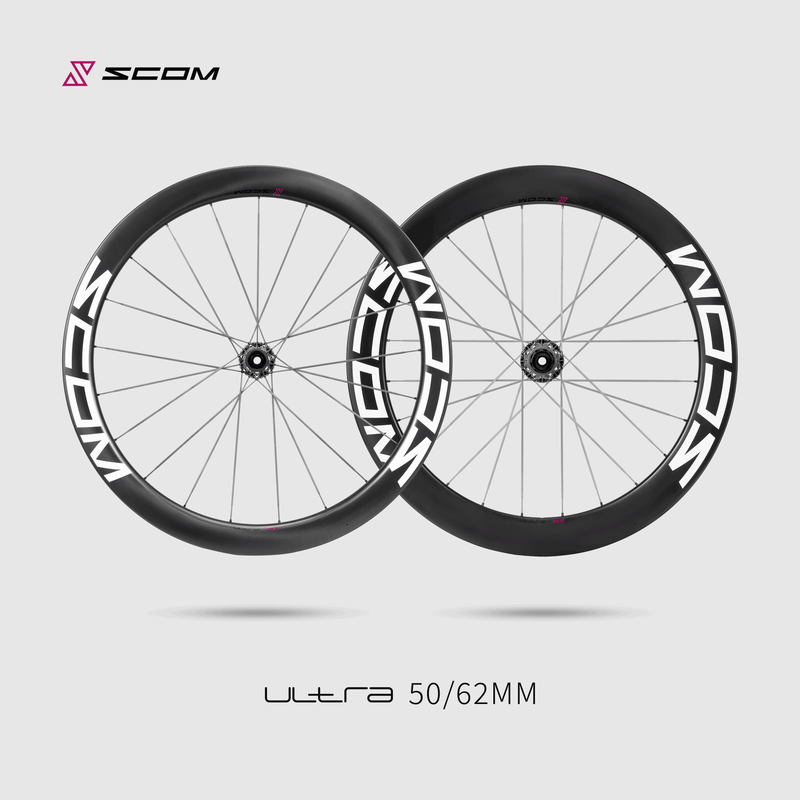 Load image into Gallery viewer, SCOM Ultra Road Carbon Wheels  Disc Brake 2025