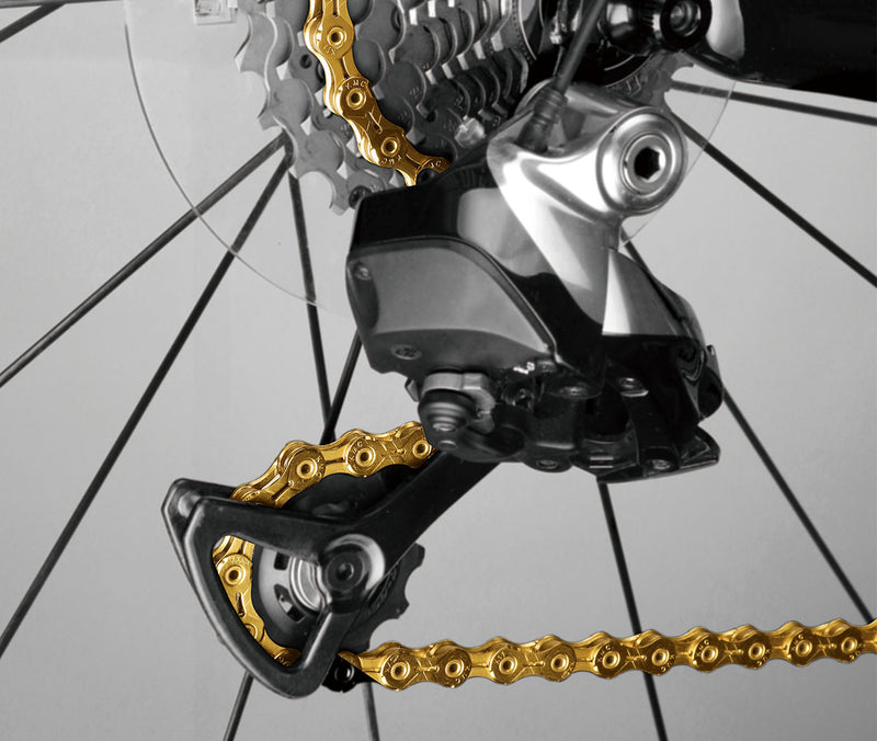 Load image into Gallery viewer, KMC X11SL Chains Super Light 11 Speed Gold Color