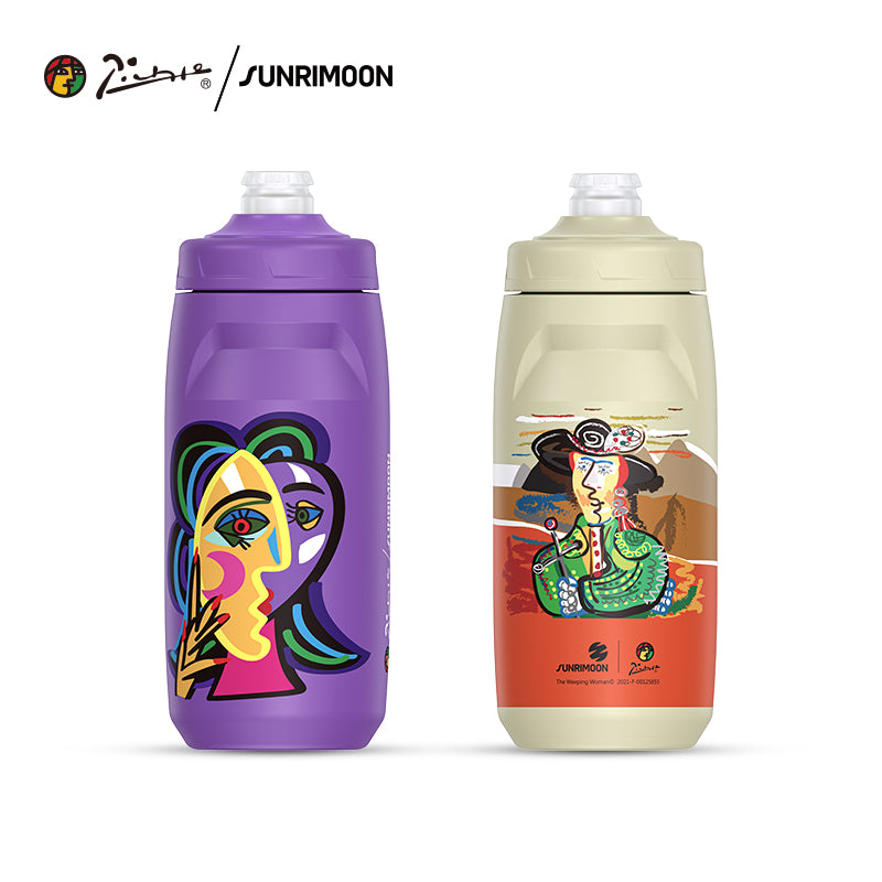 Load image into Gallery viewer, Sunrimoon × Picasso Cycling Water Bottles 620ml