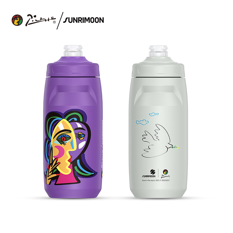 Load image into Gallery viewer, Sunrimoon × Picasso Cycling Water Bottles 620ml