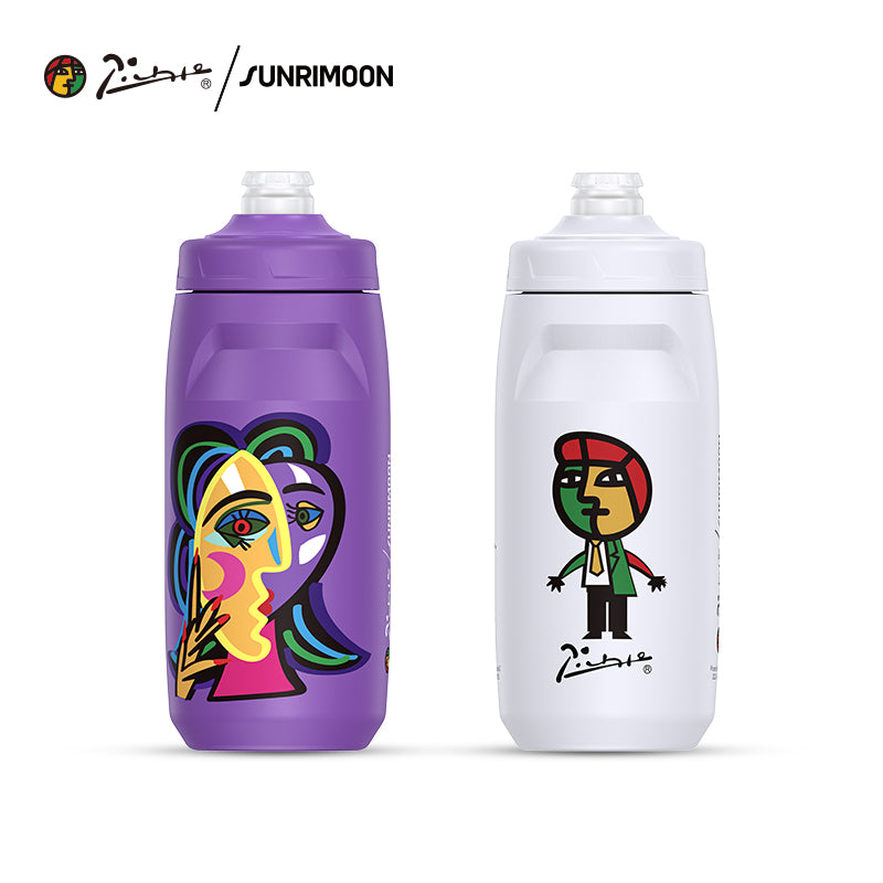 Load image into Gallery viewer, Sunrimoon × Picasso Cycling Water Bottles 620ml