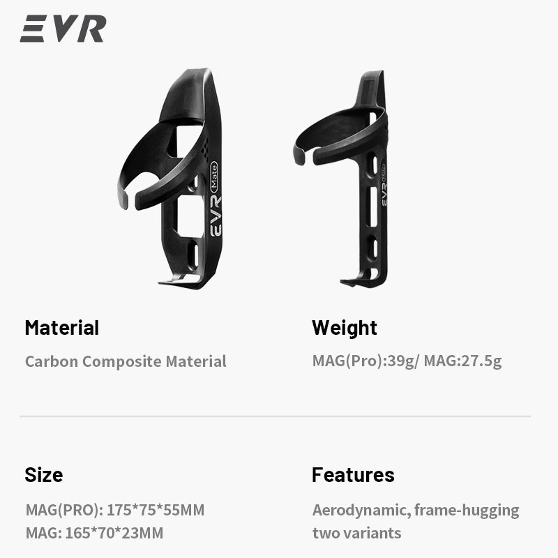 Load image into Gallery viewer, EVR Carbon Composite Aero Water Bottle Cage (MAG / MAG Pro)