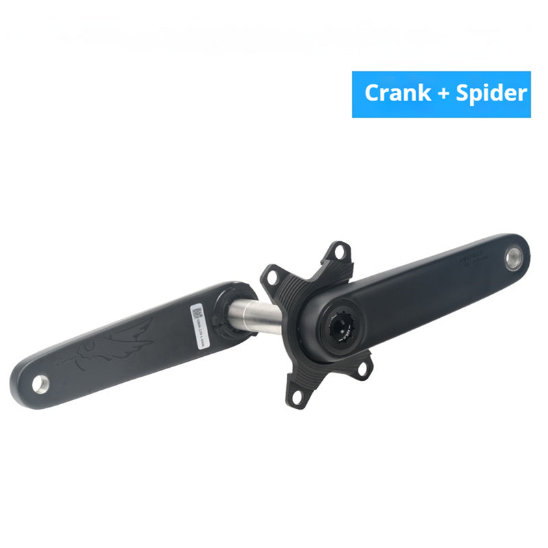 Load image into Gallery viewer, RIRO SL06 Carbon Fiber Crankset with TC4 Titanium 24mm Spindle 346g Compatible with all Shimano bottom bracket