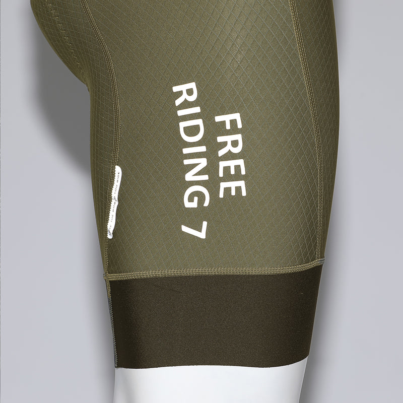 Load image into Gallery viewer, 7R7 Women's Pro Cycling Bib Shorts with Elastic Interface Pads