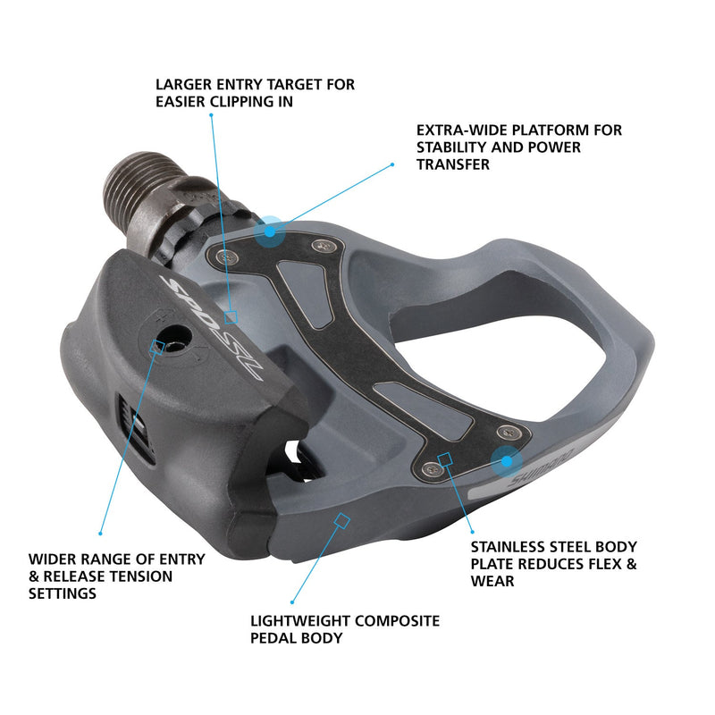 Load image into Gallery viewer, Shimano PD-R550 SPD-SL Road Pedal