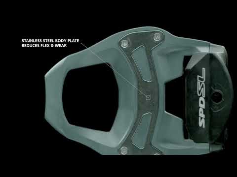 Load and play video in Gallery viewer, Shimano PD-R550 SPD-SL Road Pedal