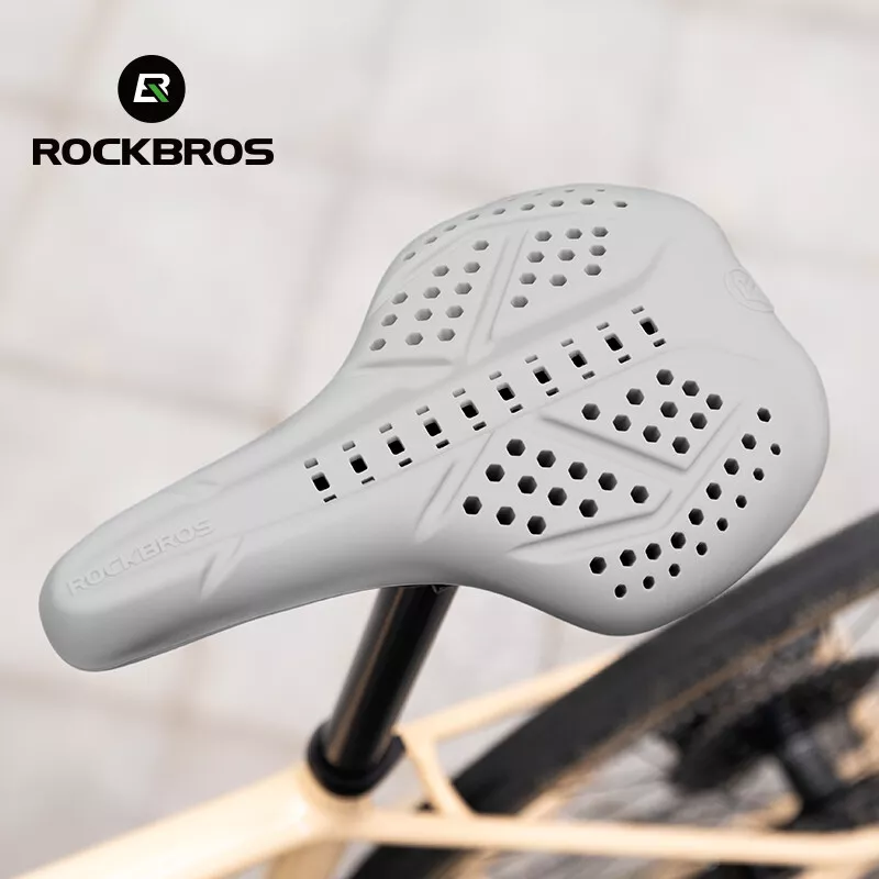 Load image into Gallery viewer, ROCKBROS Silicone Bike Saddle Cover Comfortable Hollow Soft Bicycle Seat Cover