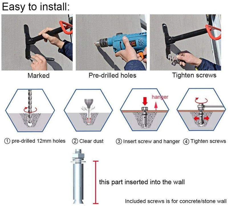 Load image into Gallery viewer, Bicycle Wall Mount Stand Hook Holder