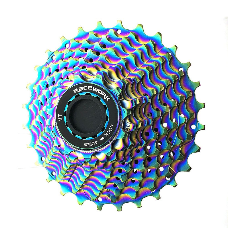 Load image into Gallery viewer, Racework 11 Speed Road Bike Cassette Chameleon Color Freewheel