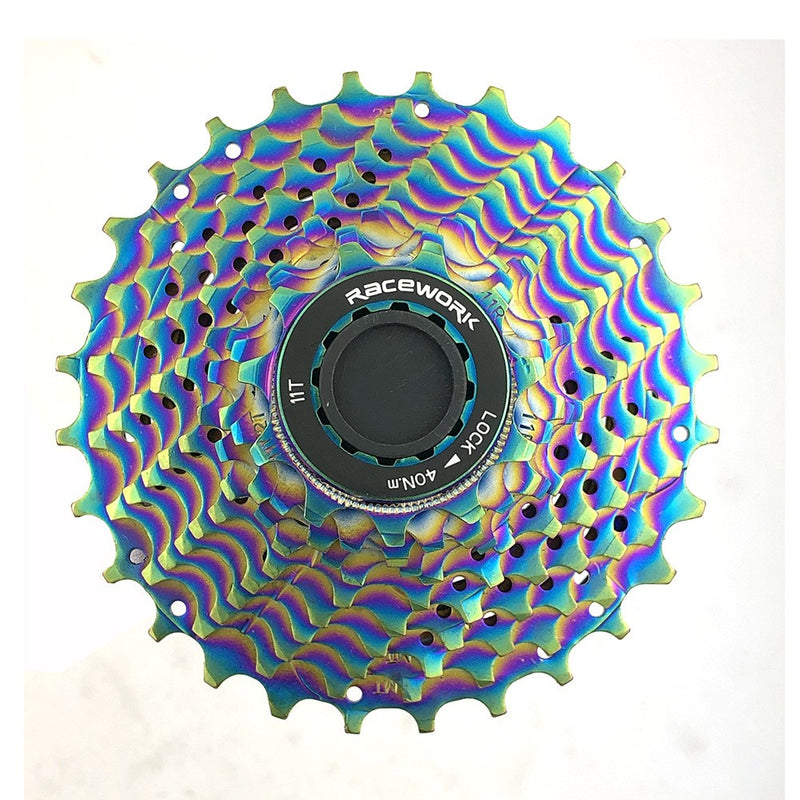 Load image into Gallery viewer, Racework 11 Speed Road Bike Cassette Chameleon Color Freewheel