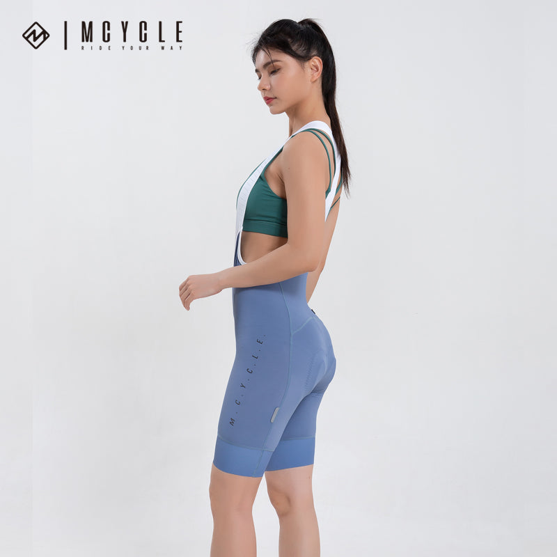 Load image into Gallery viewer, Mcycle Women Cycling Bib Shorts MK032W Sky Blue