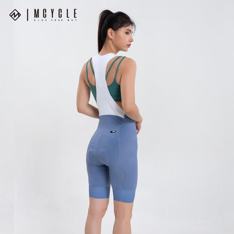 Load image into Gallery viewer, Mcycle Women Cycling Bib Shorts MK032W Sky Blue