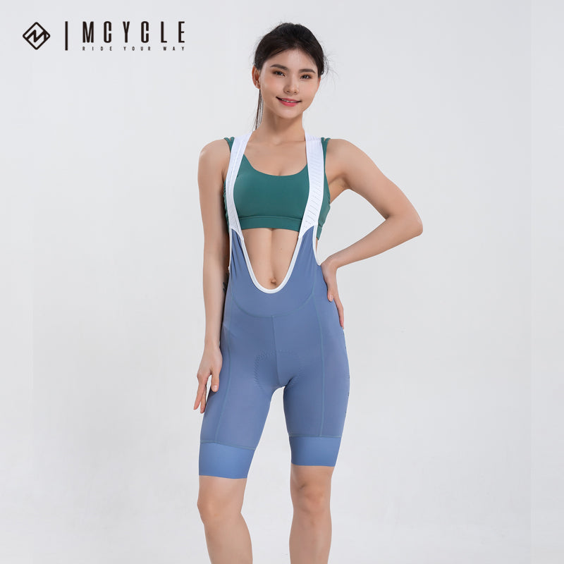 Load image into Gallery viewer, Mcycle Women Cycling Bib Shorts MK032W Sky Blue