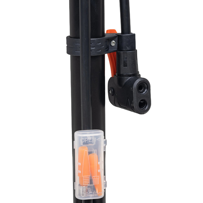 Load image into Gallery viewer, Upten Bicycle Aluminum Floor Air Pump  with Gauge 200Psi Deluxe Stand Bike Pumps P29B
