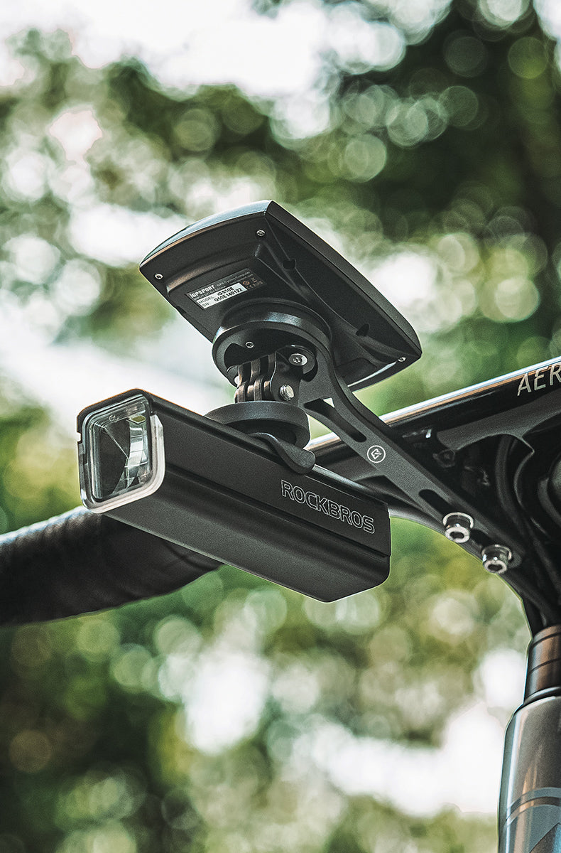 Load image into Gallery viewer, Rockbros Alloy Bike Computer Mount for Integrated Handlebar Holder FK307
