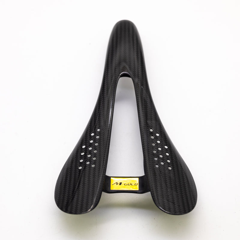 Load image into Gallery viewer, MVMT Carbon Saddle M-Gold 65g Bicycle Seat
