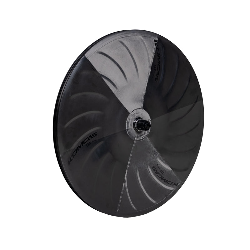 Load image into Gallery viewer, KOMCAS TT Triathlon 970g  Wind &amp; Fire  Disc Brake Carbon Rear Disc Wheel
