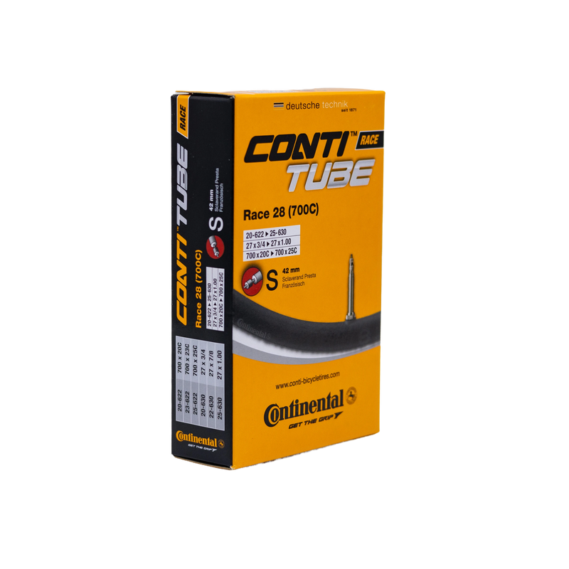 Load image into Gallery viewer, Continental Race 28&quot; 700x20-25c Road Bike Inner Tubes 42mm Presta Valve
