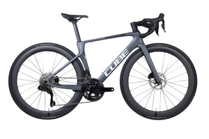 CUBE AGREE C:62 105 Di2 grey ‘n’ black with Carbon Wheelset