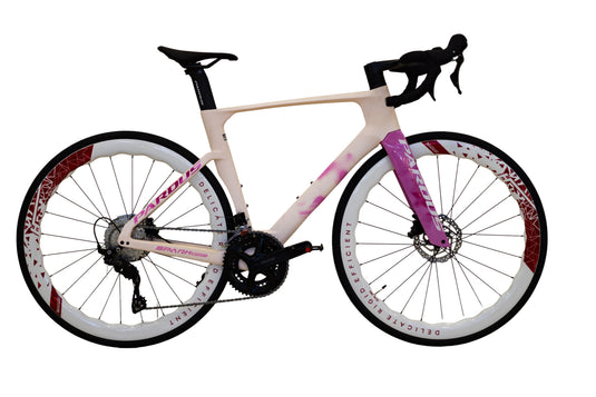 Pardus Spark Sport 105 12 Speed Carbon Road Bike with Carbon Wheelset Pink Clearance