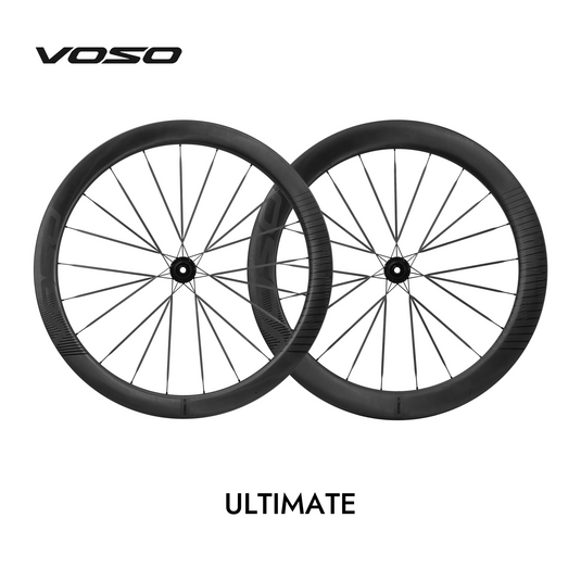 SCOM VOSO Lite Ultimate 50+ Carbon Spoke Road Bike Disc Brake Wheelset