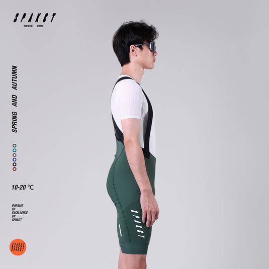 Spakct Spring/Autumn Men's Fleece-lined Cycling Bib Shorts  10-20℃ YC212010