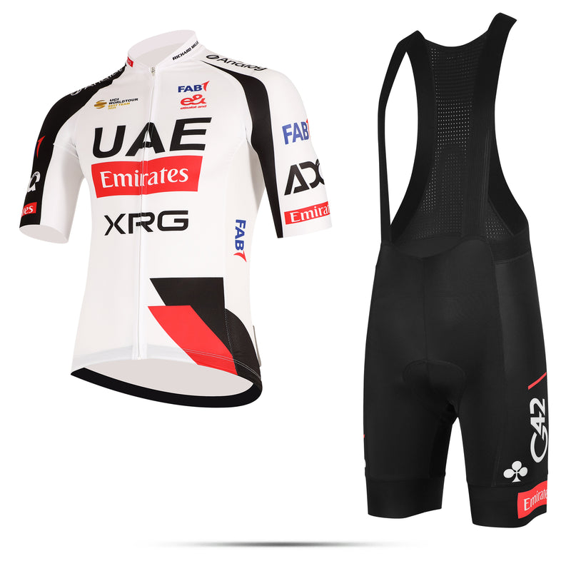 Load image into Gallery viewer, Team UAE Emirates Jersey and Bib Tights Unisex
