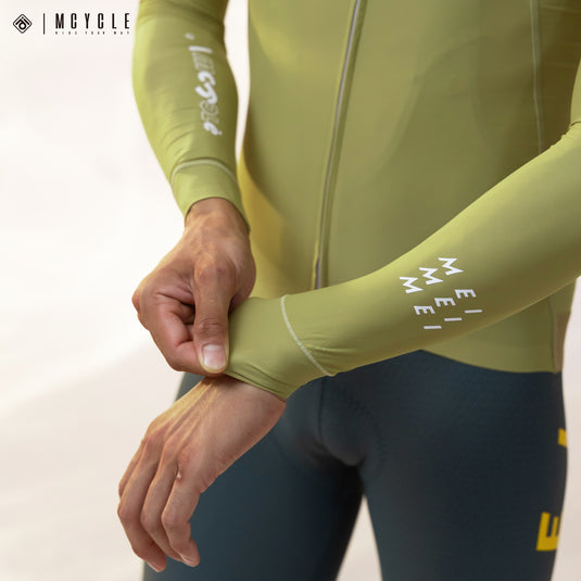 Mcycle Solid Color Men's Long Sleeve Cycling Jersey Anti UV 50+ MY356