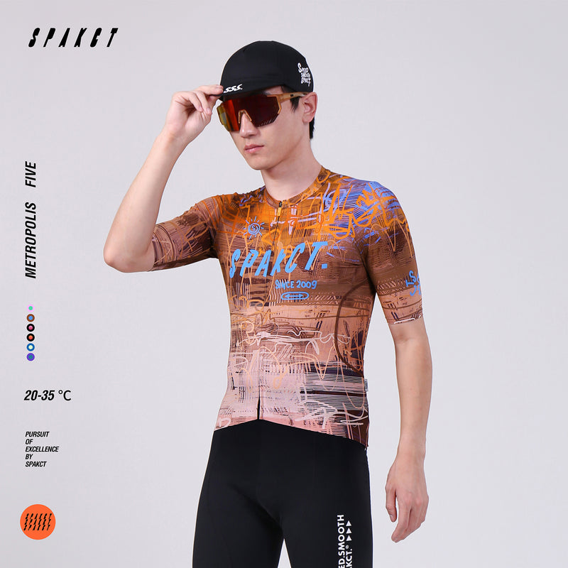 Load image into Gallery viewer, Spakct Metropolitan Pro Men's Cycling Jersey YB111132
