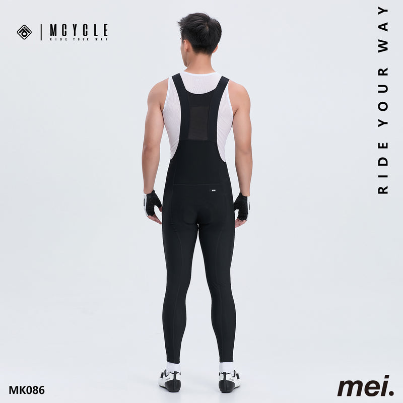 Load image into Gallery viewer, Mcycle Men&#39;s Cycling Thermal Bib Tight with Pocket MK086
