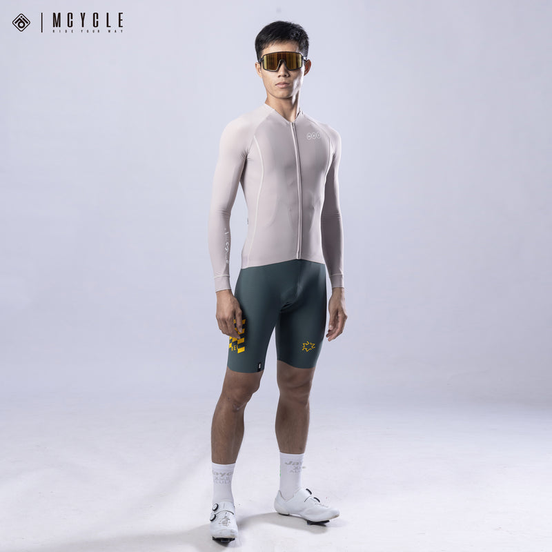Load image into Gallery viewer, Mcycle Solid Color Men&#39;s Long Sleeve Cycling Jersey Anti UV 50+ MY356
