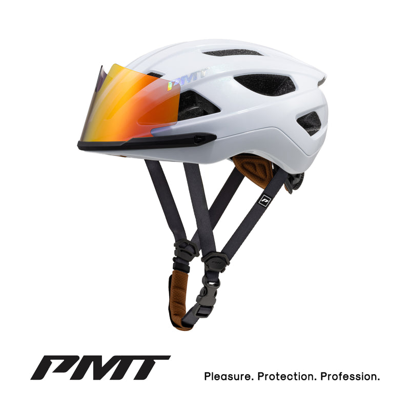 Load image into Gallery viewer, PMT Golf 3 Cycling Helmet with Magnetic Photochromic Sunglasses
