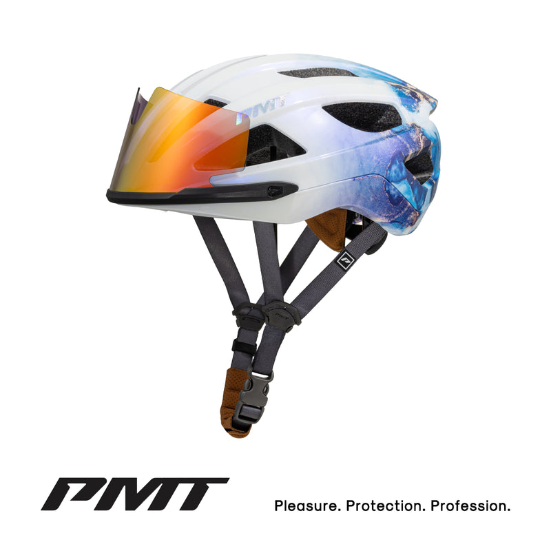 Load image into Gallery viewer, PMT Golf 3 Cycling Helmet with Magnetic Photochromic Sunglasses
