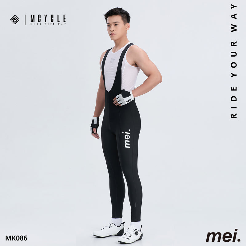 Load image into Gallery viewer, Mcycle Men&#39;s Cycling Thermal Bib Tight with Pocket MK086
