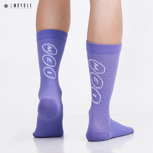 MCYCLE Unisex High-Elastic Athletic Knitted Cycling Socks - MP059 Dopamine Series