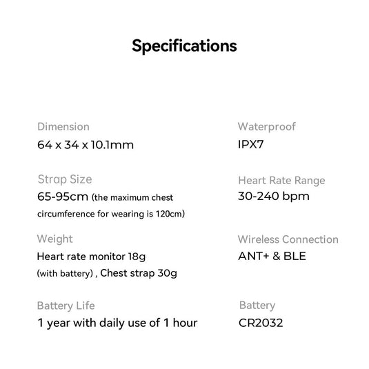 iGPSPORT HR50 Heart Rate Monitor